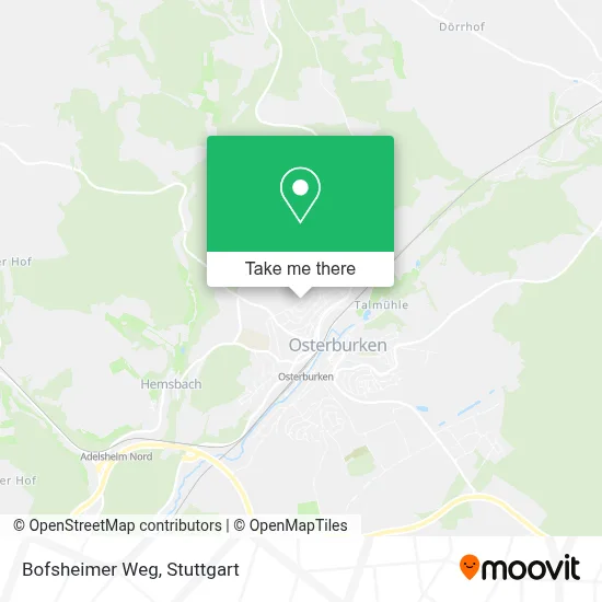 Bofsheimer Weg map