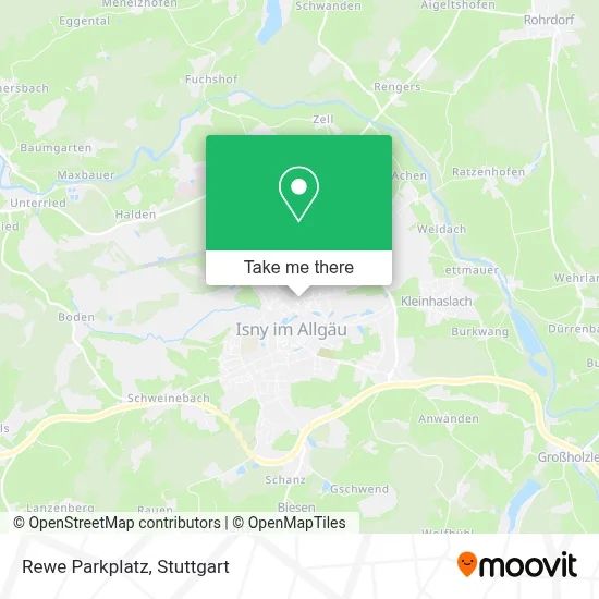 Rewe Parkplatz map