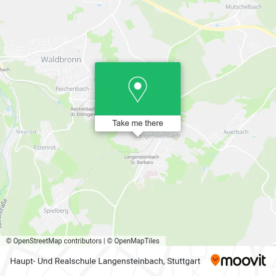 Haupt- Und Realschule Langensteinbach map
