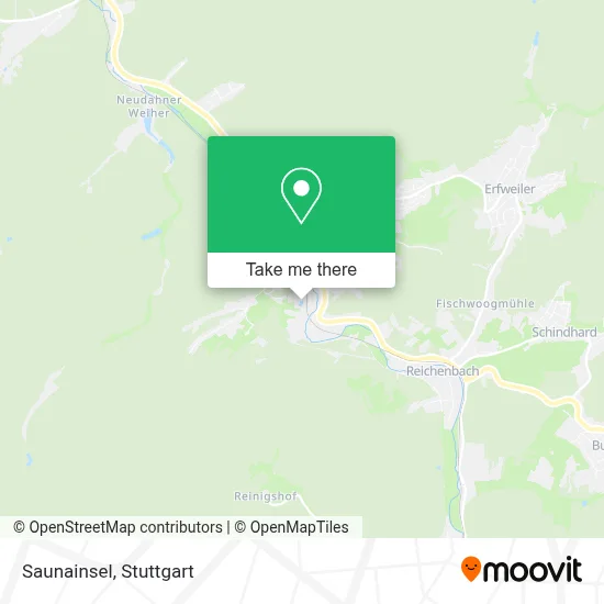 Saunainsel map