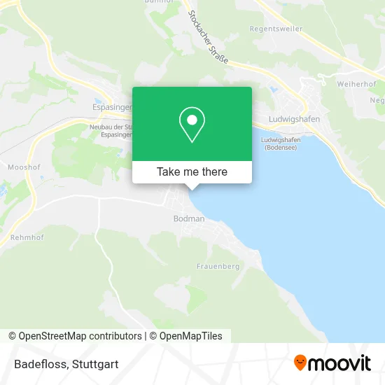 Badefloss map