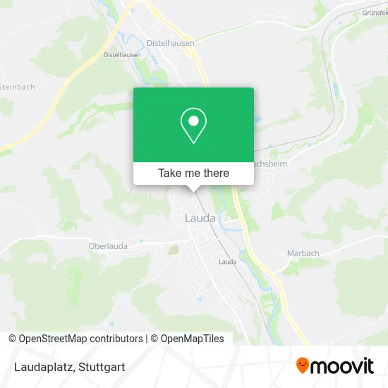 Laudaplatz map