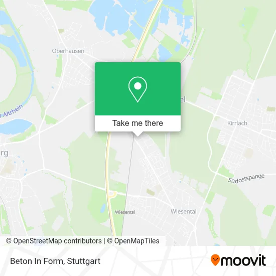 Beton In Form map