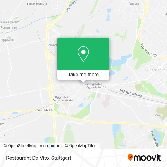 Restaurant Da Vito map