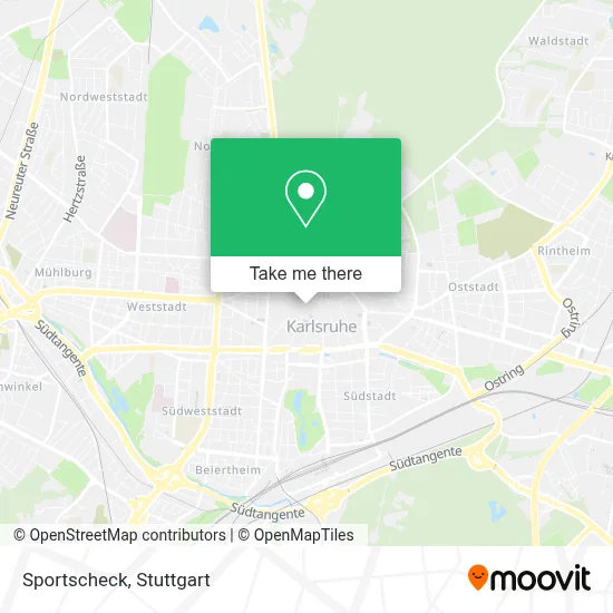 Sportscheck map