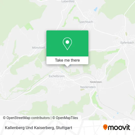 Kallenberg Und Kaiserberg map