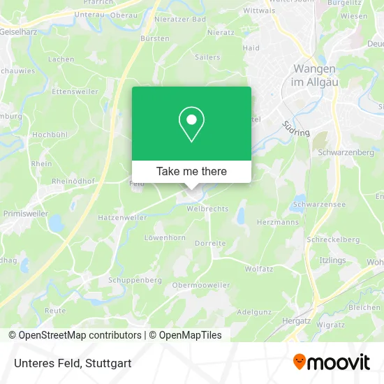 Unteres Feld map
