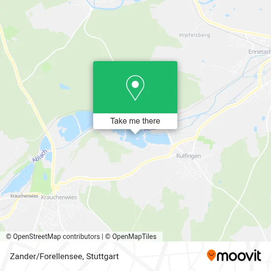 Zander/Forellensee map