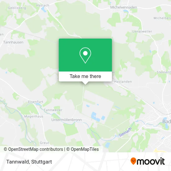 Tannwald map
