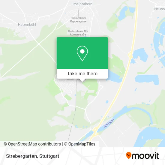 Strebergarten map