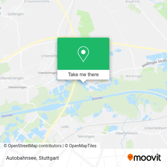 Autobahnsee map