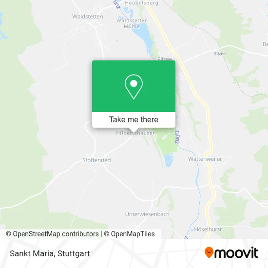 Sankt Maria map