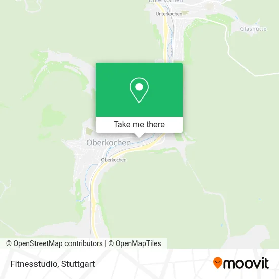 Fitnesstudio map