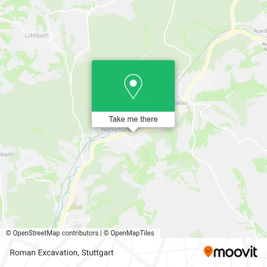 Römische Ausgrabung map