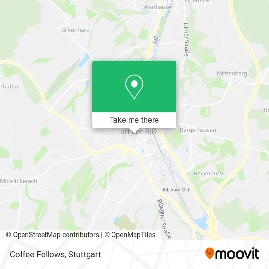 Coffee Fellows map