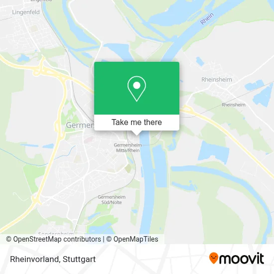 Rheinvorland map