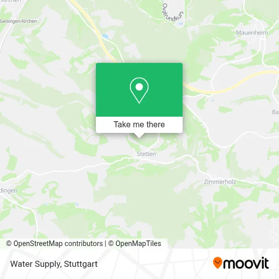 Wasserversorgung map