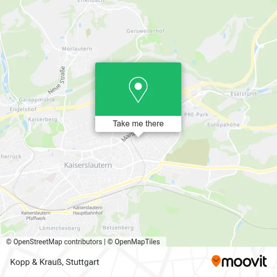 Kopp & Krauß map