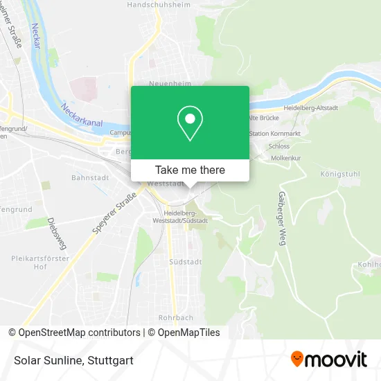 Solar Sunline map