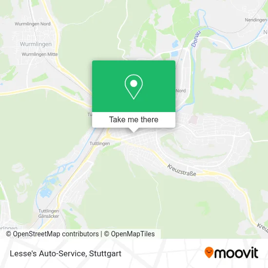 Lesse's Auto-Service map