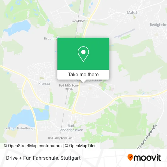 Drive + Fun Fahrschule map