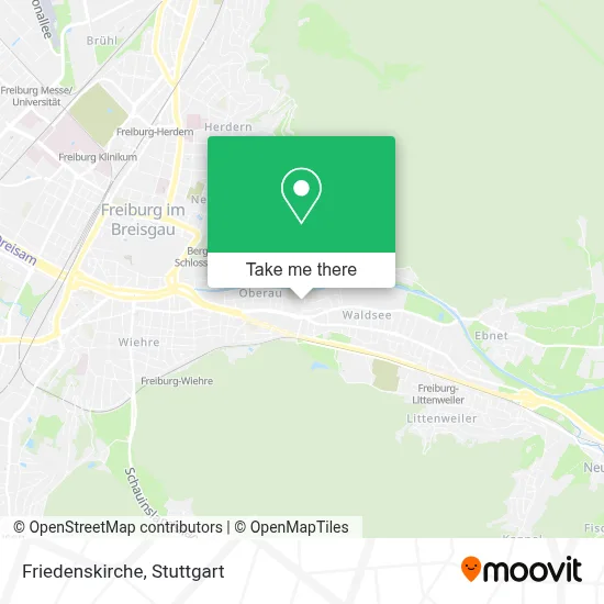 Friedenskirche map