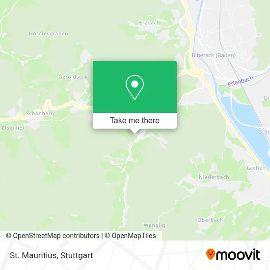 St. Mauritius map
