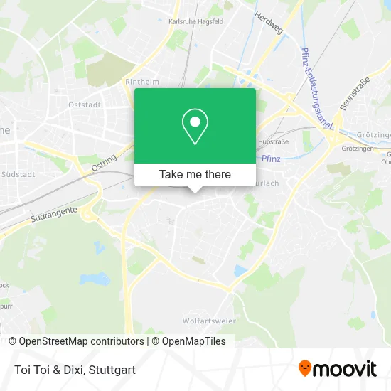 Toi Toi & Dixi map