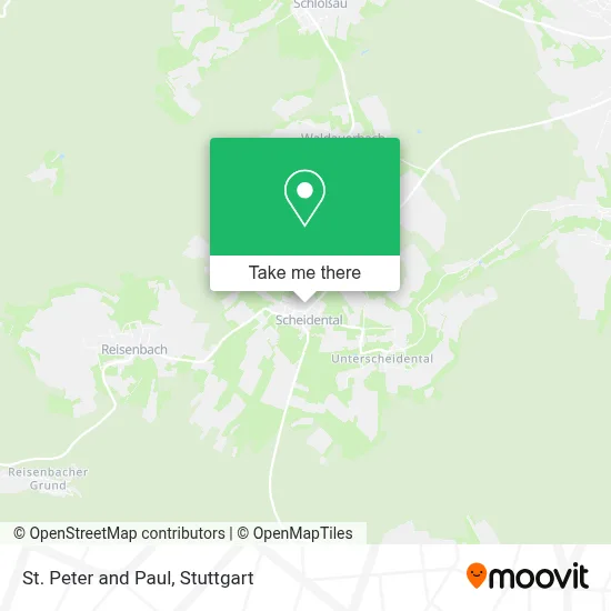 St. Peter Und Paul map