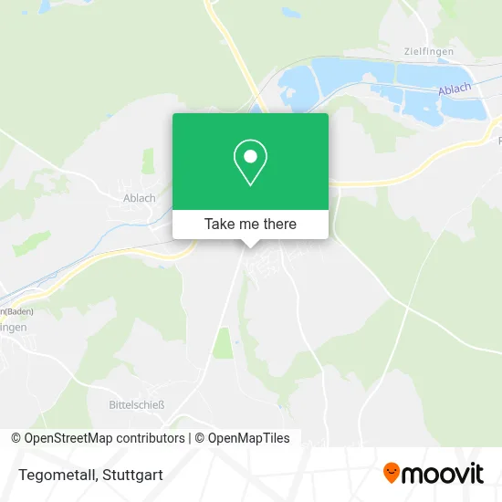 Tegometall map