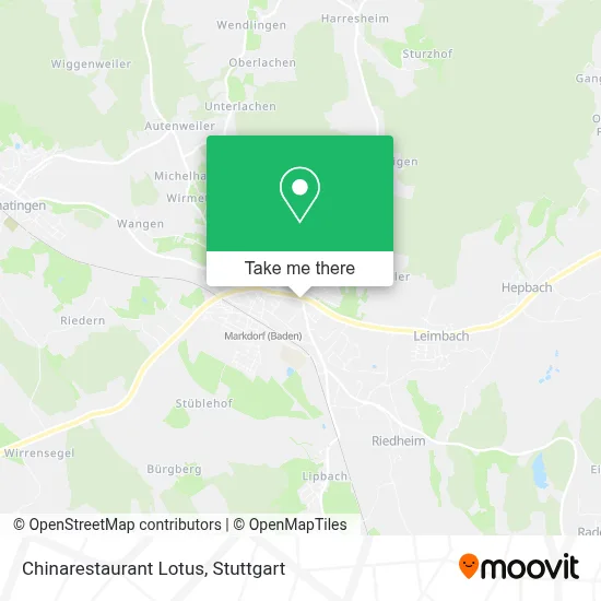 Chinarestaurant Lotus map