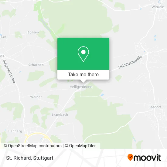 St. Richard map