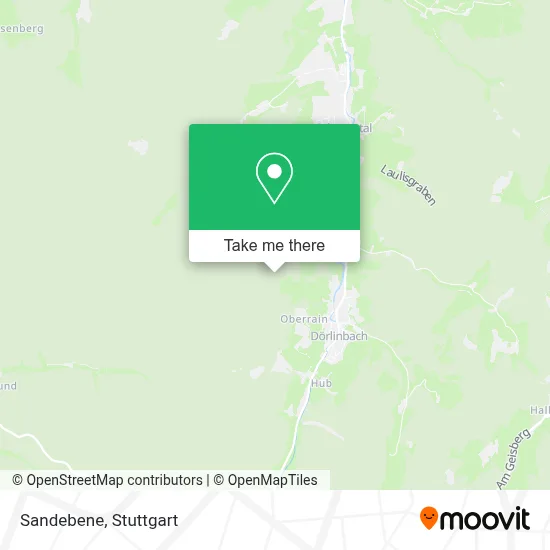 Sandebene map