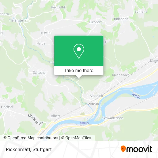 Rickenmatt map