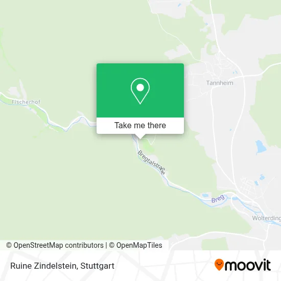 Ruine Zindelstein map