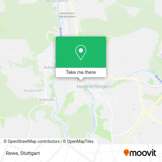 Rewe map