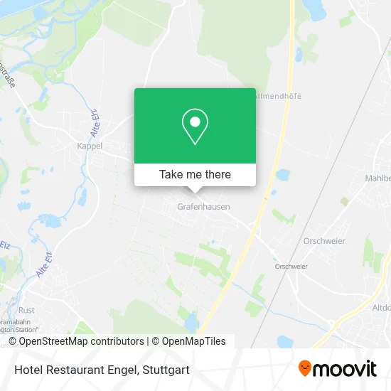 Hotel Restaurant Engel map