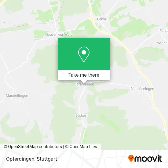 Opferdingen map