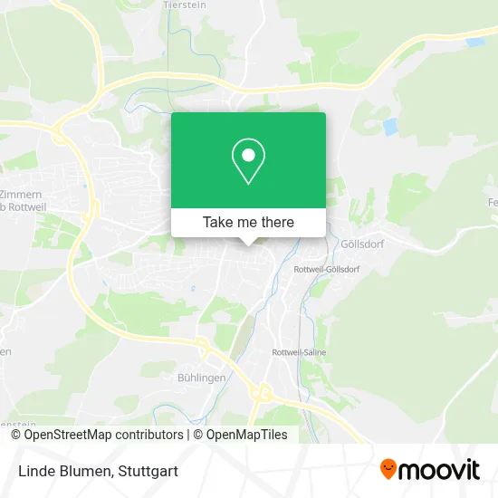 Linde Blumen map