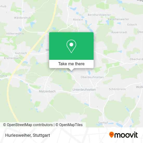 Hurlesweiher map