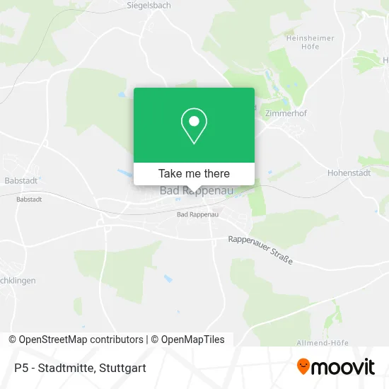 P5 - Stadtmitte map