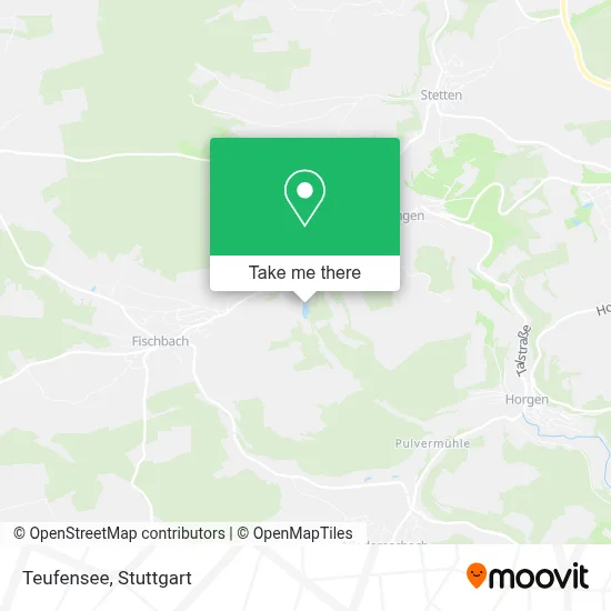 Teufensee map