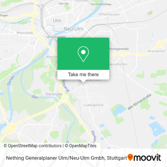 Nething Generalplaner Ulm / Neu-Ulm Gmbh map