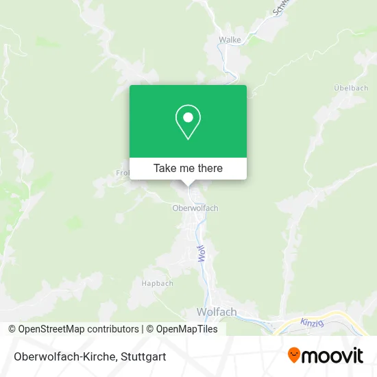 Oberwolfach-Kirche map