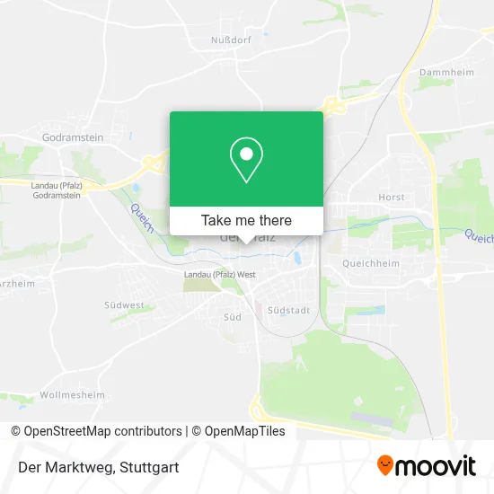 Der Marktweg map