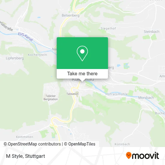 M Style map
