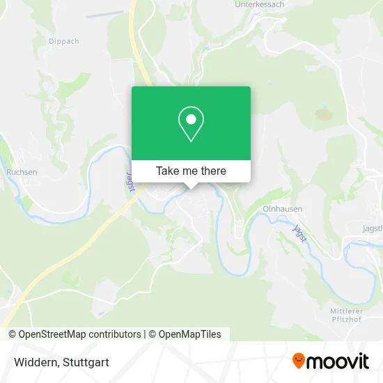 Widdern map