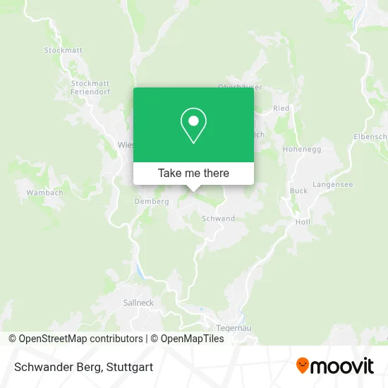 Schwander Berg map