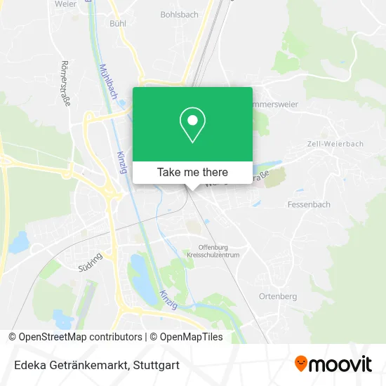 Edeka Getränkemarkt map