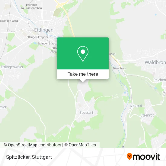 Spitzäcker map